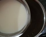 A picture of step 4 of Instant Saffron Thandai with Thandai Masala.
