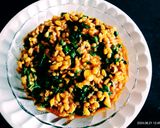 A picture of step 4 of Fiber- Rich super healthy tasty spinach and moong dal sabji.
