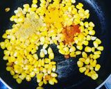 A picture of step 3 of Garlic Corn Chat.