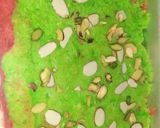A picture of step 11 of Nariyal burfi.