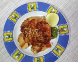 Foto langkah ke 5 dari resep Pangsit Goreng Dengan Sambal Kacang ala Batagor.
