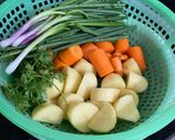 Hình bước làm 1 của món Bò Kho