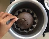 A picture of step 6 of Chocolate cake No oven No refined flour.