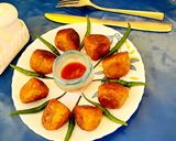 A picture of step 5 of Green Banana Fried Ball.