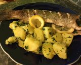Egészben sült pisztráng recept fázis 2 fotója