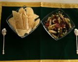 A picture of step 3 of Pasta and bean salad.