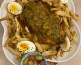Une image de l'étape 11 de Poulet aux olives et citron confit à la sauce Marocaine!.