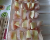 Almás csirkés saslik bundában, gluténmentesen recept fázis 2 fotója