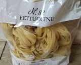 A picture of step 1 of Fettuccine Alfredo pasta.(without chicken).