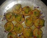 મોનેકો બિસ્કીટ પીઝા(Monaco Biscuit Pizza Recipe in Gujarati) રેસીપી સ્ટેપ4ફોટો