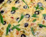 A picture of step 8 of Omelette Pizza.