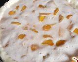 Une image de l'étape 3 de °tarte au flan et pêches °.