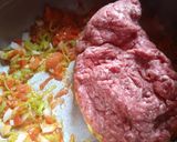 Foto del paso 2 de la receta: Polenta Rellena de jamón y queso con boloñesa