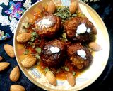A picture of step 7 of Bottle Guard and Almonds koftas.