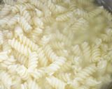 A picture of step 1 of Fussili pasta#4 weeks challenge.
