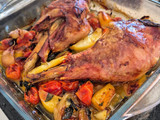 Baked turkey drumstick - just let them cook!