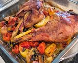 A picture of step 2 of Baked turkey drumstick - just let them cook!.