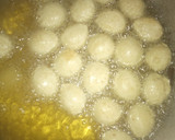 A picture of step 2 of 2 ingredients mini donuts.