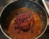 A picture of step 5 of Black Bean & Poblano Soup.