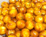 Foto langkah ke 7 dari resep Bola-bola mochi kentang pedas manis.