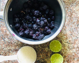 Foto del paso 1 de la receta: Pastel Pancake relleno queso crema y arándanos