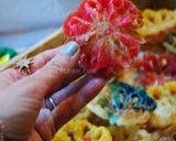 A picture of step 15 of Lotus flower cookies.