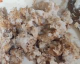 A picture of step 4 of Kothu Neer Dosa/ Kuttu Dosa.