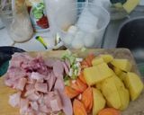 Foto langkah ke 3 dari resep Sop Ayam Macaroni.