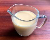 A picture of step 1 of Custard Powder Custard.