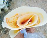 Hình bước làm 4 của món Bánh crepe xúc xích