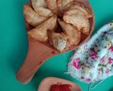 Foto langkah ke 4 dari resep Martabak Tahu Kulit Dimsum Simple.