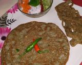A picture of step 3 of Bajre Moong Ka Chilla.
