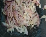 A picture of step 2 of Suva Palak nu shak (Spinach & dill vegetable).