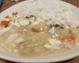A picture of step 11 of Mun Tahu Ayam / Chinese Chicken Tofu Thick Soup.
