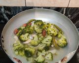 A picture of step 1 of Broccoli sauce paneer.
