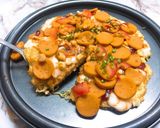 Hình bước làm 3 của món Pizza mì gói