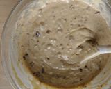 A picture of step 8 of Pecan layer cake.