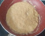 A picture of step 1 of Gujarat special sweet.