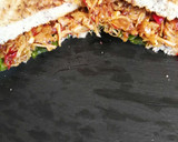 Foto del paso 7 de la receta: Sándwich de pollo mechado
