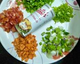 A picture of step 1 of Uttapam.