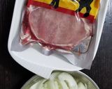 A picture of step 1 of Chinese Style Onion Pork Chop with sweet soya sauce甜豉油洋蔥豬扒.