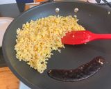 A picture of step 5 of Garlic Fried (Brown) Rice.
