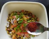 A picture of step 4 of Chana jor chaat.