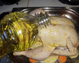 Foto del paso 3 de la receta: Pollo asado al carbón con filete de cerdo, papa y zanahoria