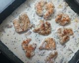 A picture of step 4 of Italian creamy chicken.