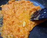 A picture of step 5 of Sweet papaya burfi laddu.