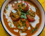 A picture of step 8 of Stuffed Tomatoes in gravy.