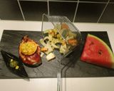 Barbecue csirke édesburgonya chipssel, zellerrel és cukkínivel recept fázis 5 fotója