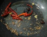 A picture of step 9 of Shahi lauki ke kofte with plain rice.