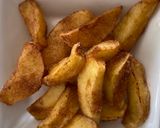 A picture of step 5 of Apple fries with caramel.